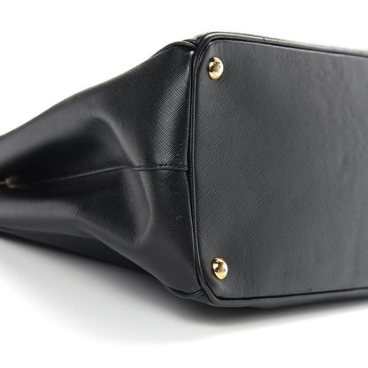 Prada Saffiano Large Galleria Double Zip Tote Black 8 of 10