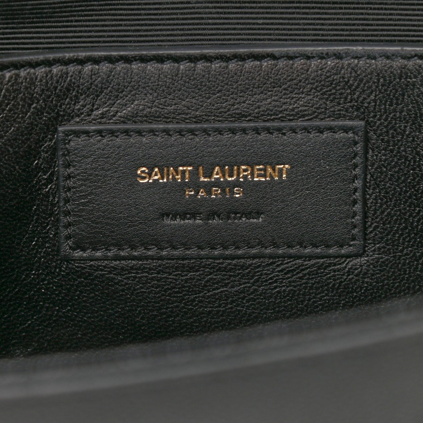 Grain De Poudre Monogram Cassandre Clutch Black