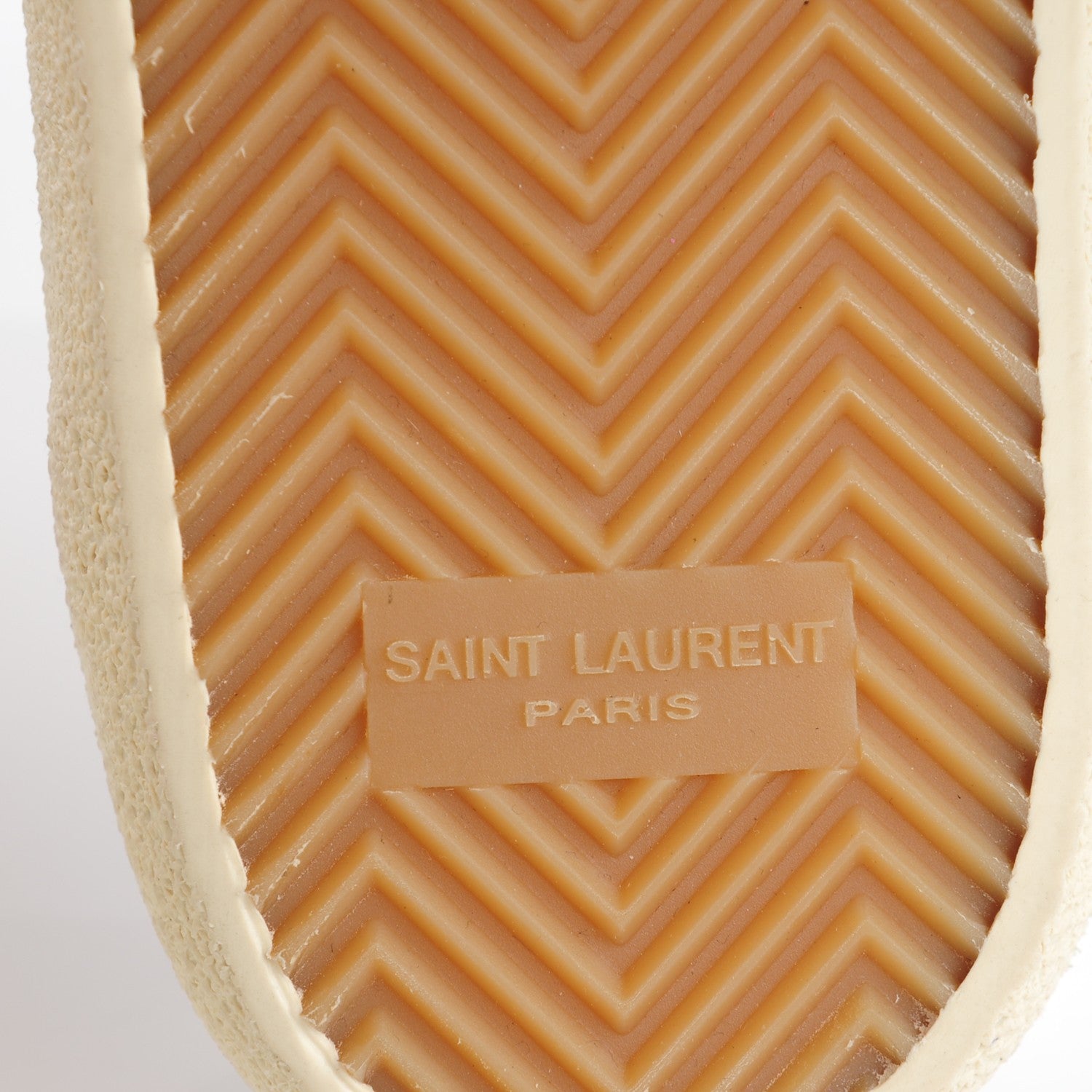 Saint Laurent Leopard Print Lame Skate Slip On Sneakers 41.5 Gold 6 of 9
