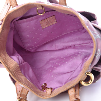 Louis Vuitton Monogram Glitter Cabas Pink 5 of 23