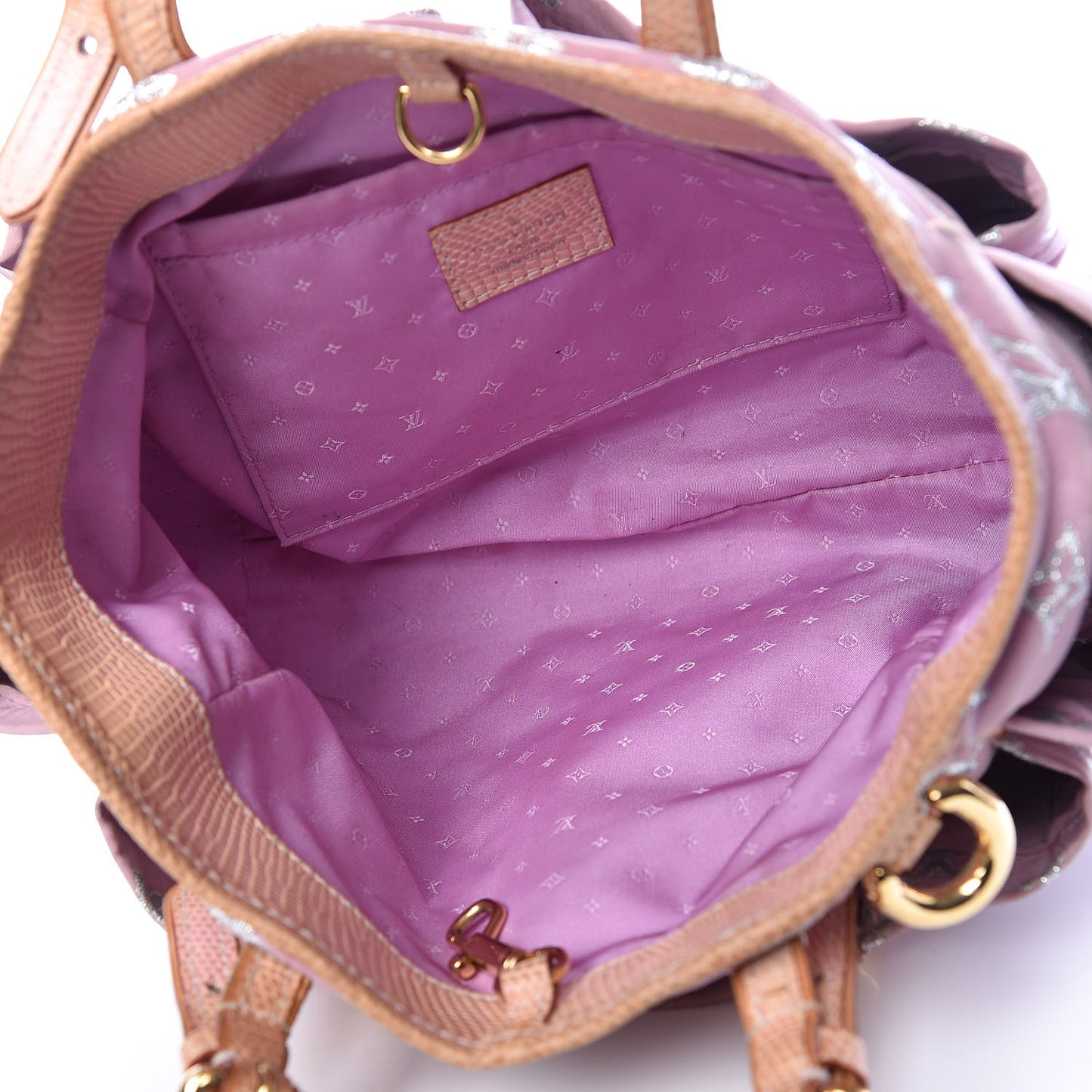 Monogram Glitter Cabas Pink
