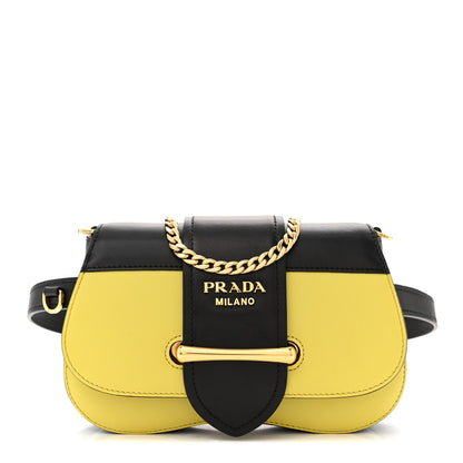 Prada City Calfskin Sidonie Belt Bag Marea Green 1 of 13