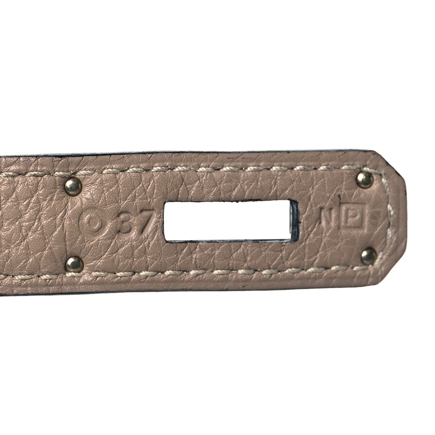 Hermes Togo Kelly Retourne 32 Etoupe 6 of 9