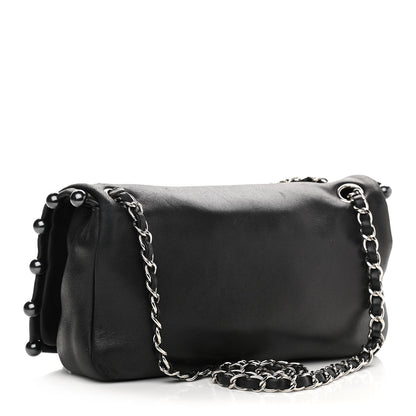 Chanel Lambskin Pearl Obsession Flap Black 3 of 10