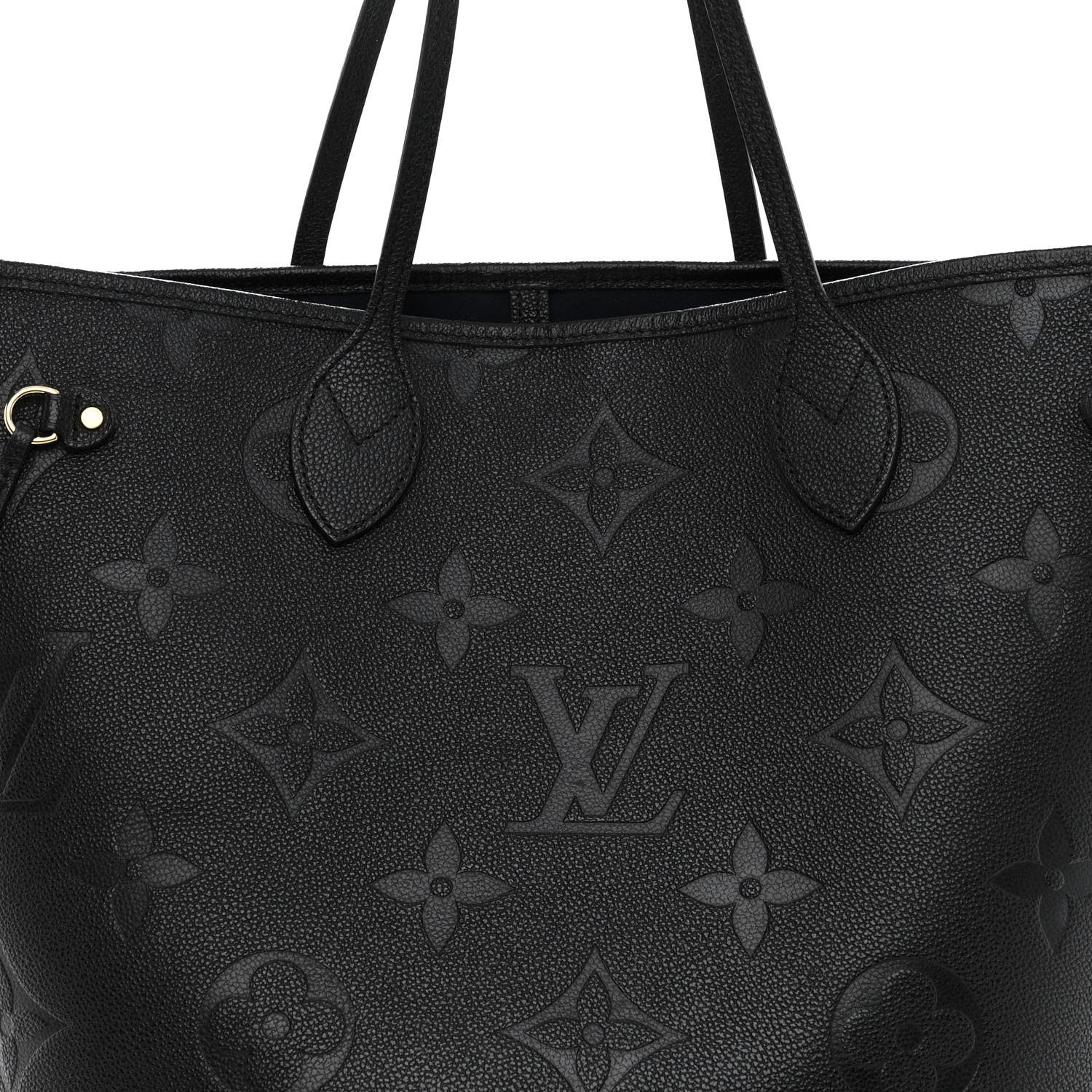Louis Vuitton Empreinte Monogram Giant Neverfull MM Black 7 of 9