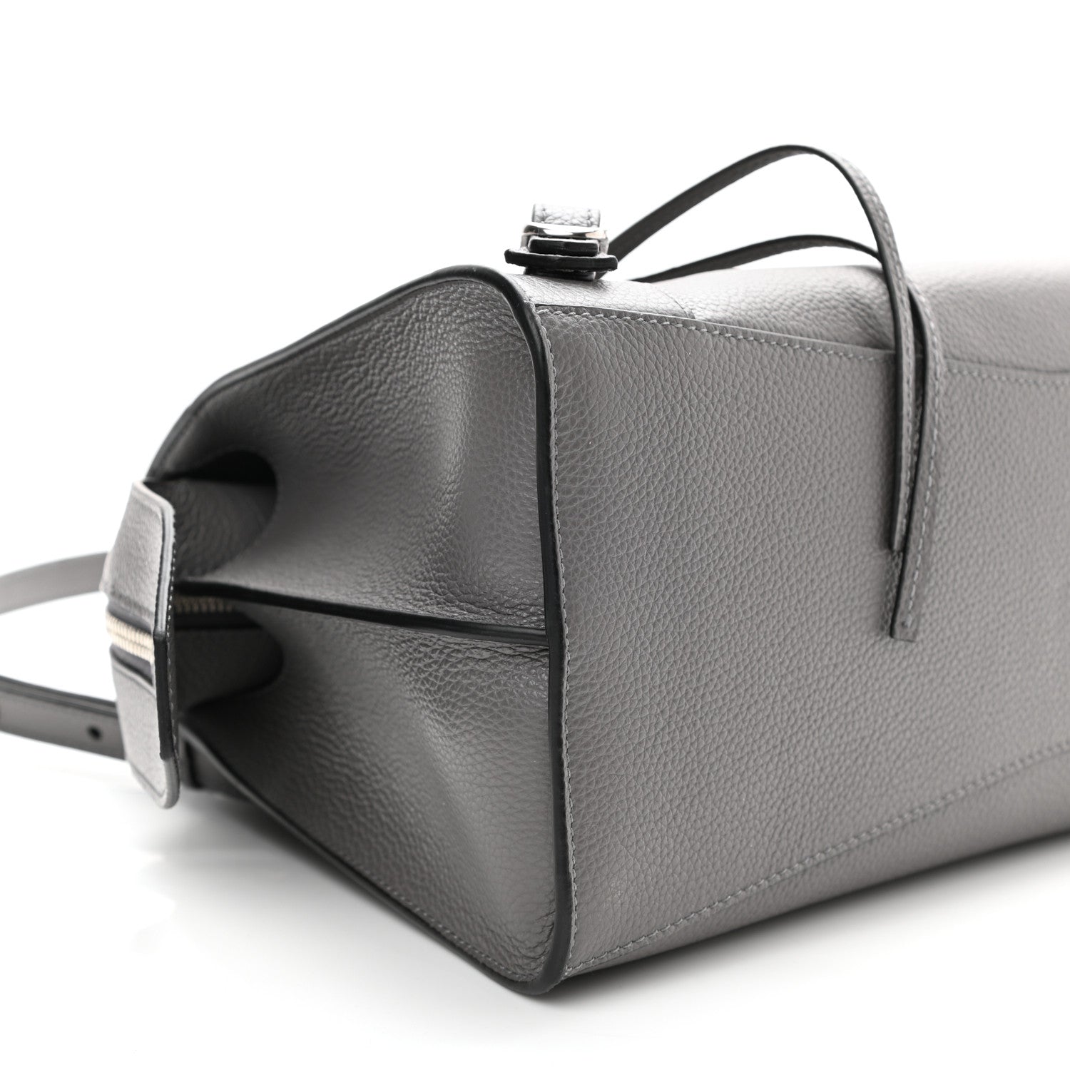 Balenciaga Grained Calfskin Neo Classic Silver Hardware S City Dark Grey 9 of 10