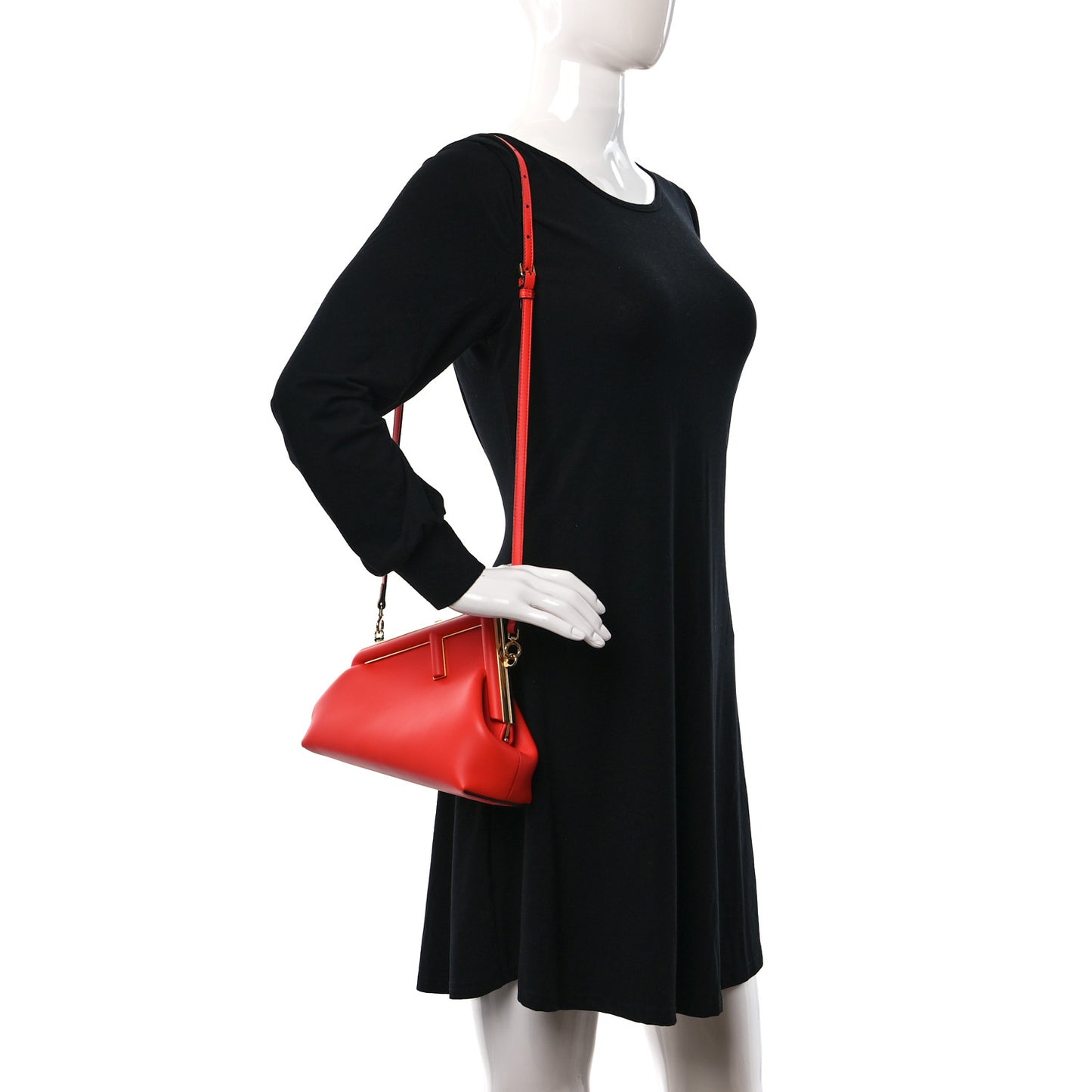 Shiny Nappa Small Fendi First Tulipano