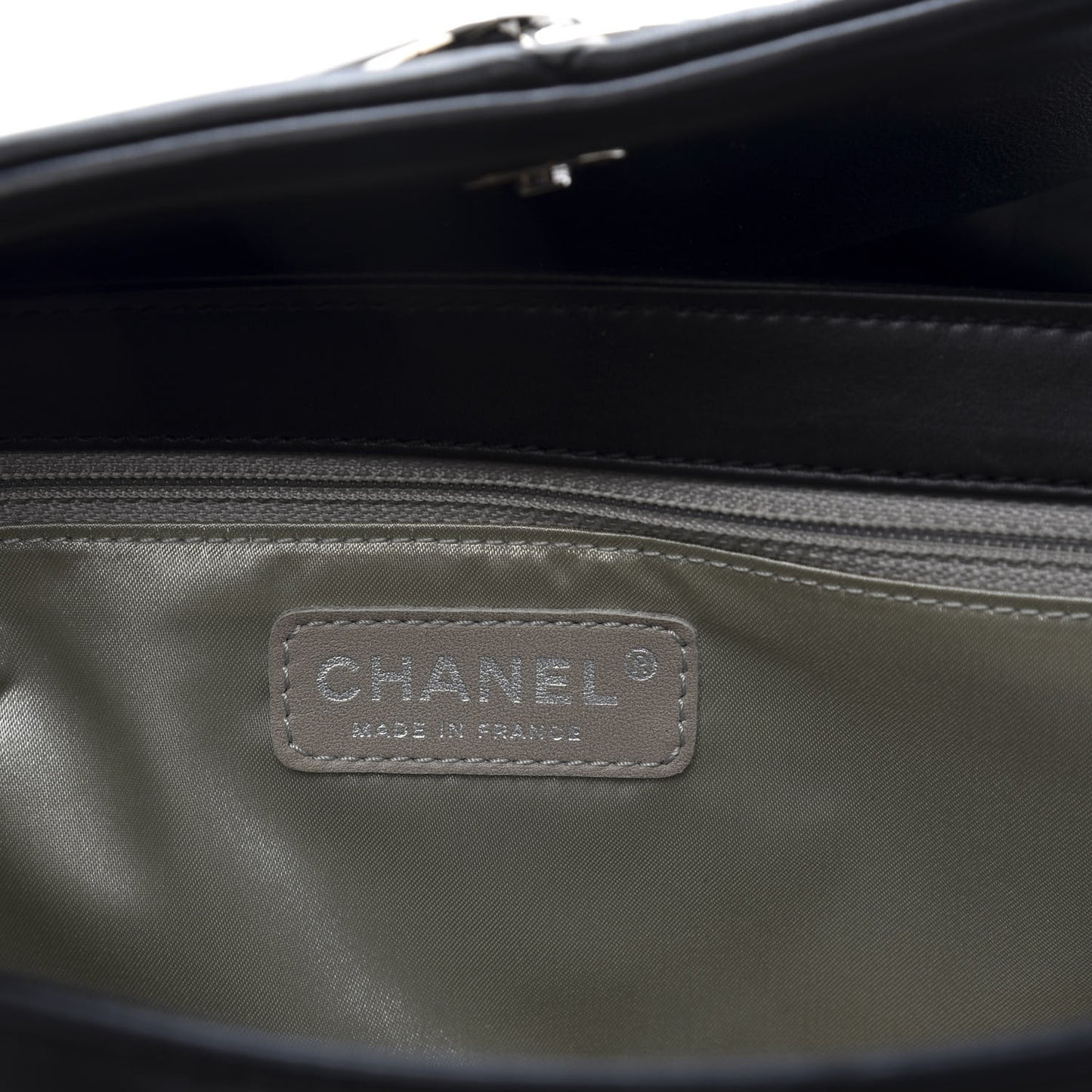 Lambskin Quilted Flap Bag Black