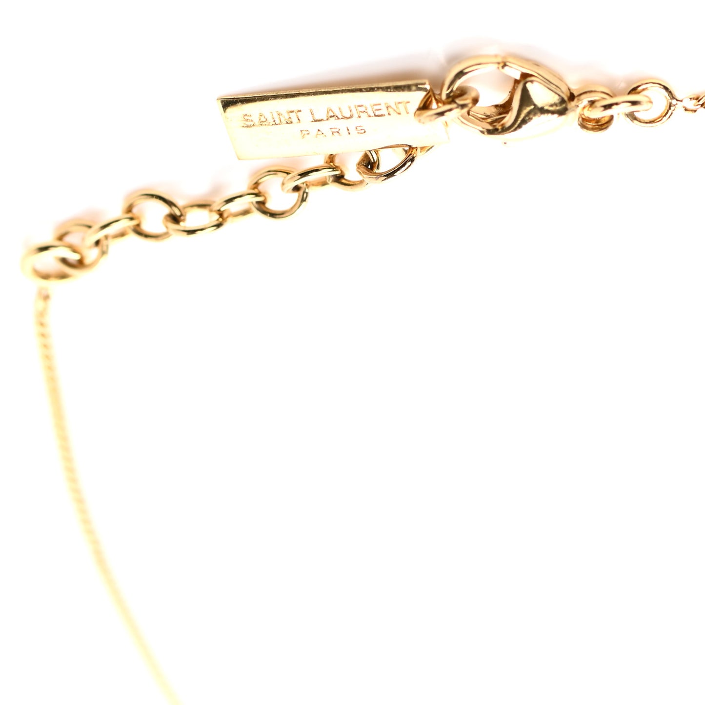Brass Monogram Charm Bracelet