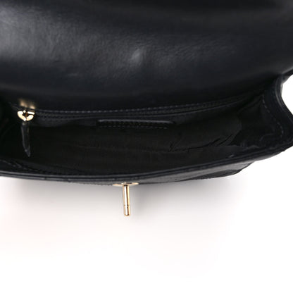 Chanel Calfskin Stitched Coco Curve Waist Bag Black 5 of 9