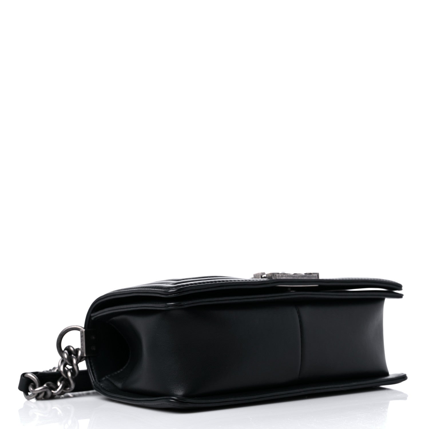 Chanel Calfskin Quilted Medium Boy Flap Black 4 of 10