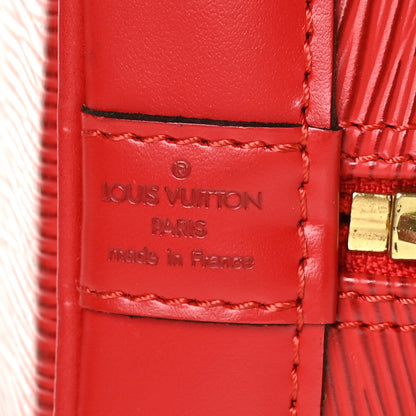 Louis Vuitton Epi Alma PM Castillan Red 7 of 8