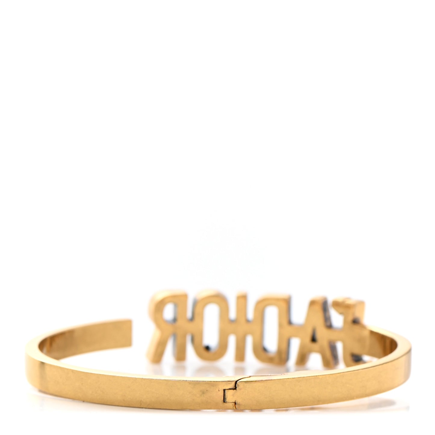 Metal J'Adior Bracelet Cuff Gold