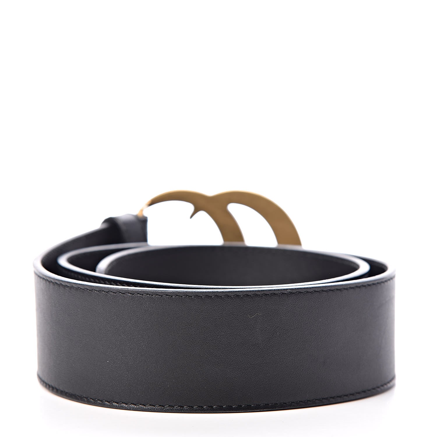 Gucci Calfskin Double G 40mm Belt 70 28 Black 3 of 7