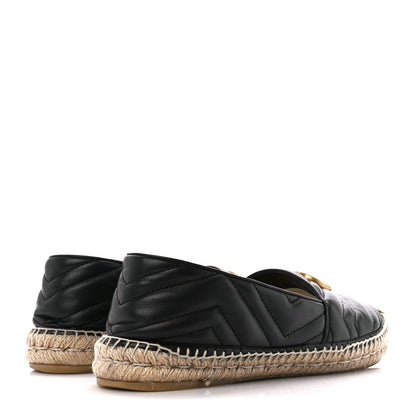 Gucci Nappa Matelasse GG Marmont Espadrilles 41 Black 4 of 13