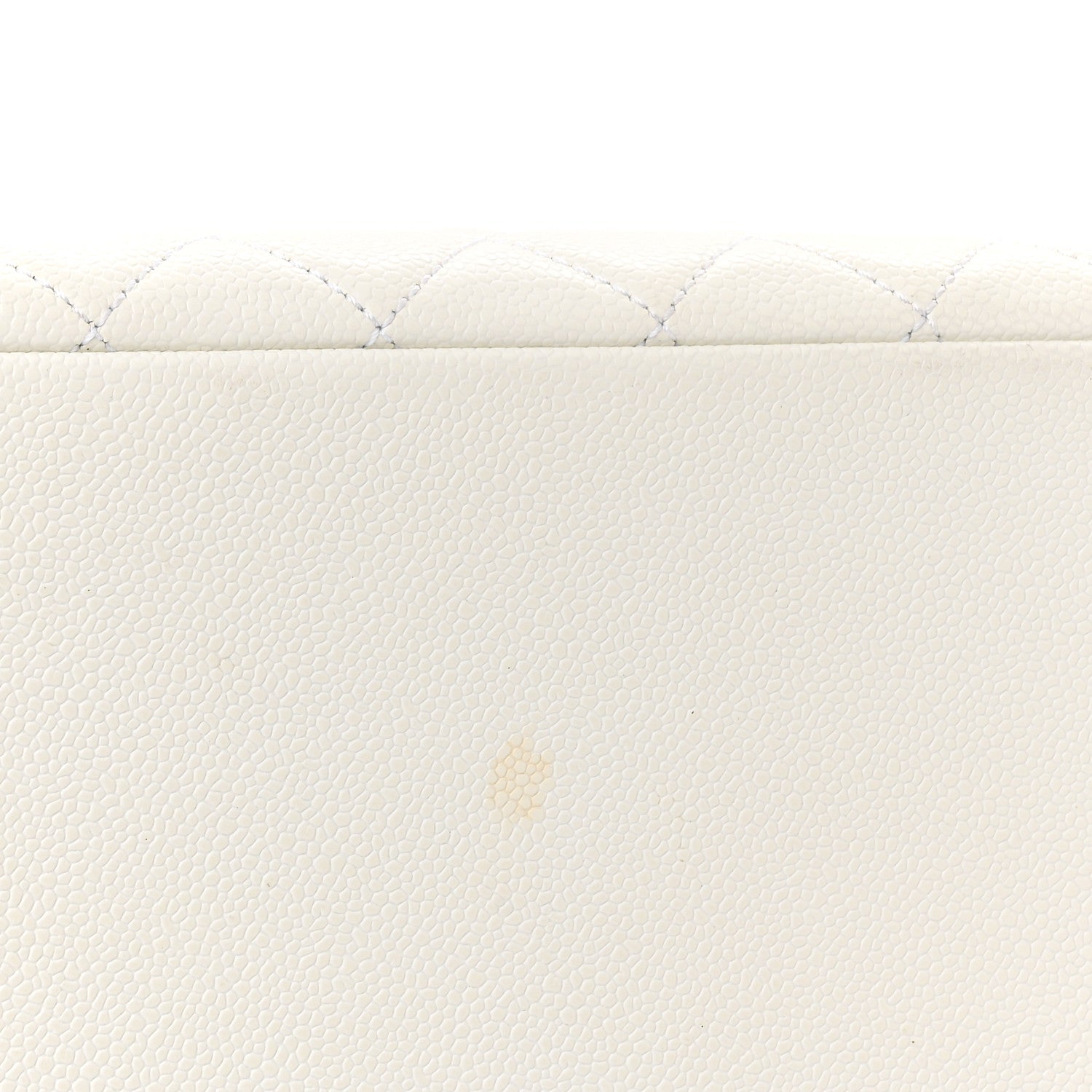 Chanel Caviar Quilted Grand Shopping Tote GST White 11 of 15