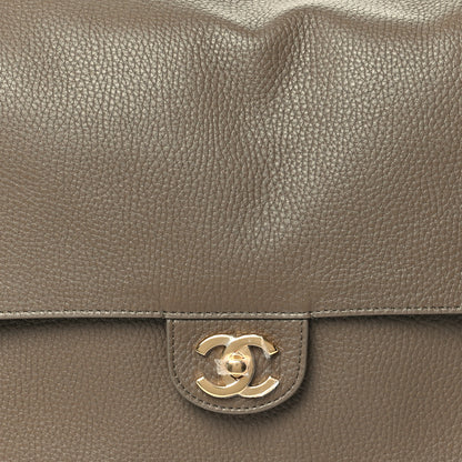 Chanel Grained Calfskin Souplissimo Maxi Flap Light Brown 7 of 10