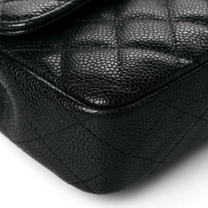 Chanel Caviar Quilted East West Flap Black 9 of 11