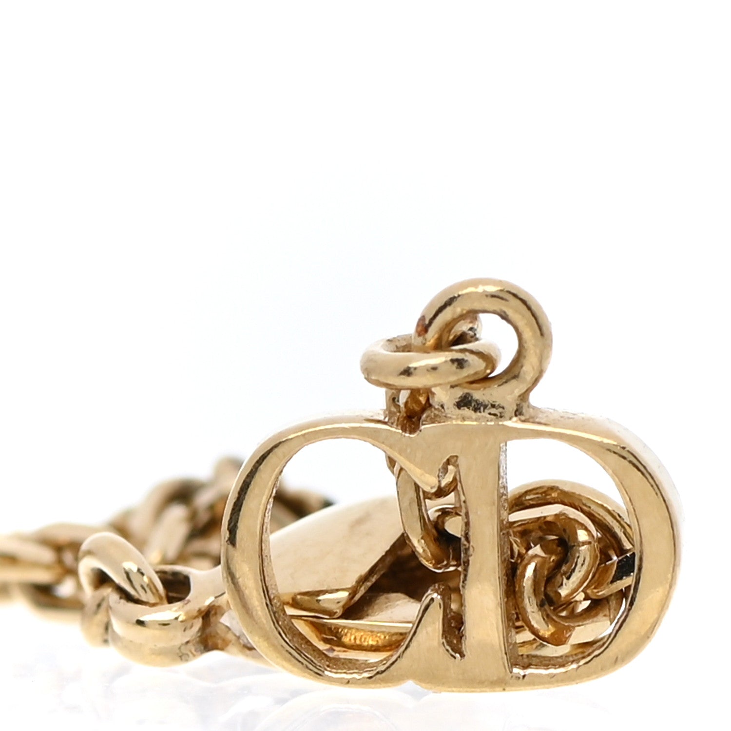 Christian Dior Metal Crystal La Petite Tribale Bracelet Gold 5 of 6