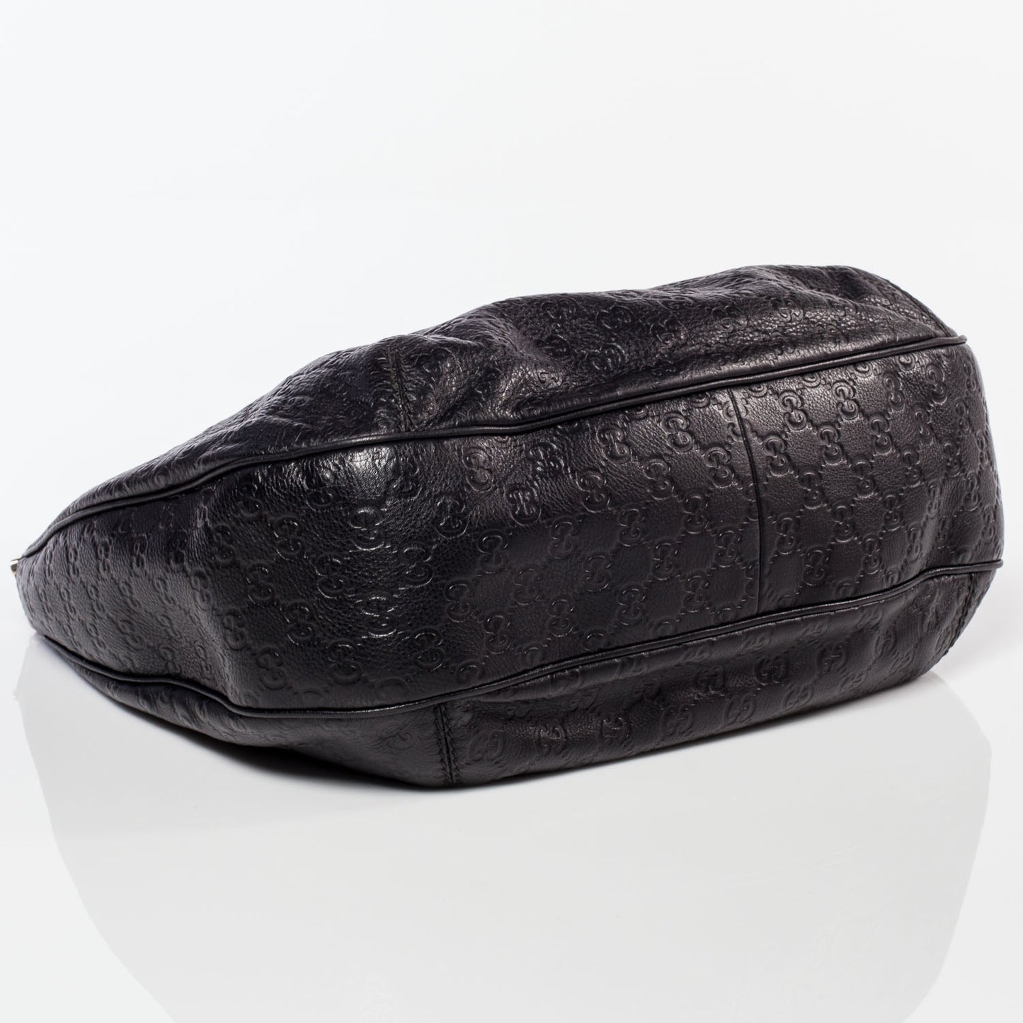 Guccissima New Ladies Web Hobo Black