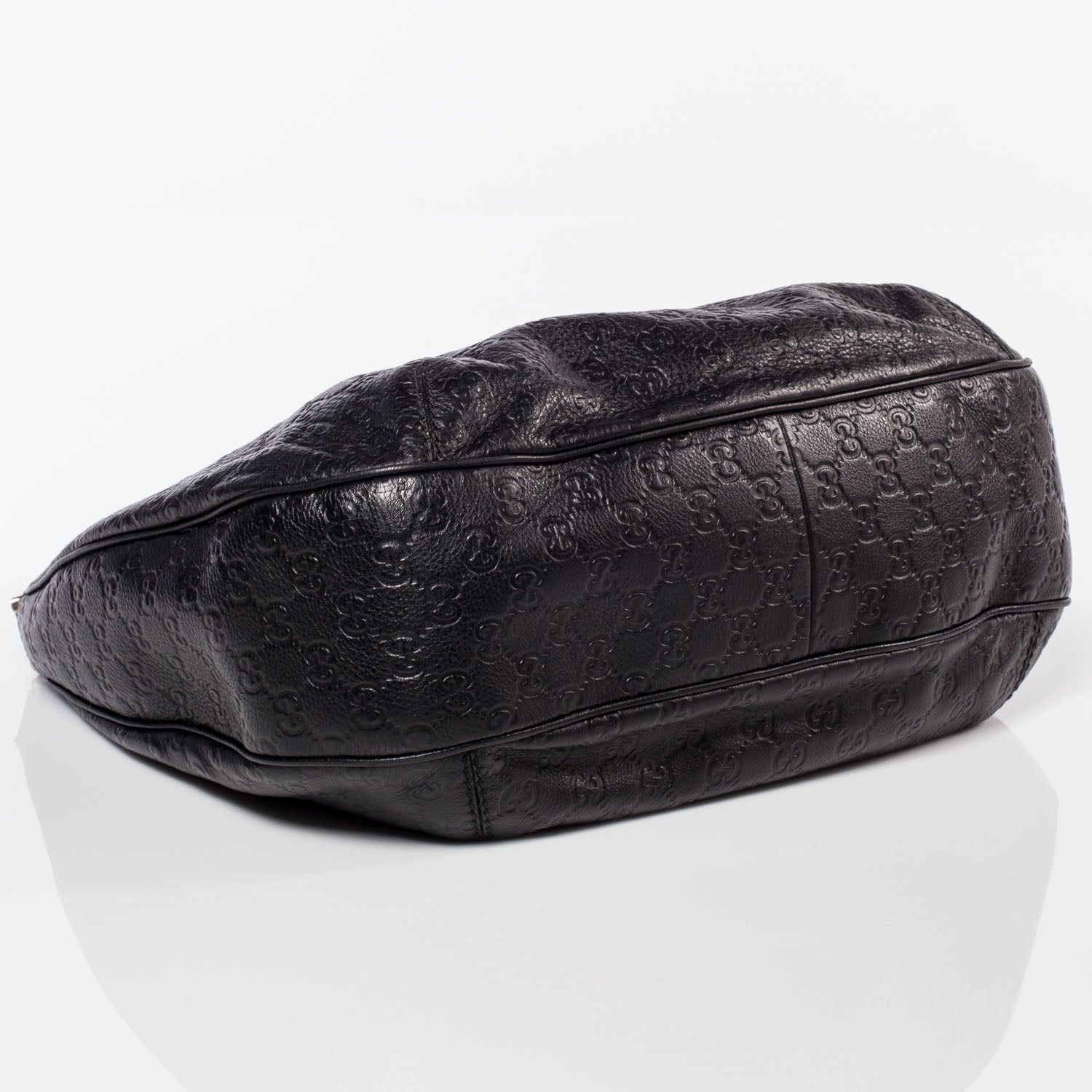 Gucci Guccissima New Ladies Web Hobo Black 5 of 9