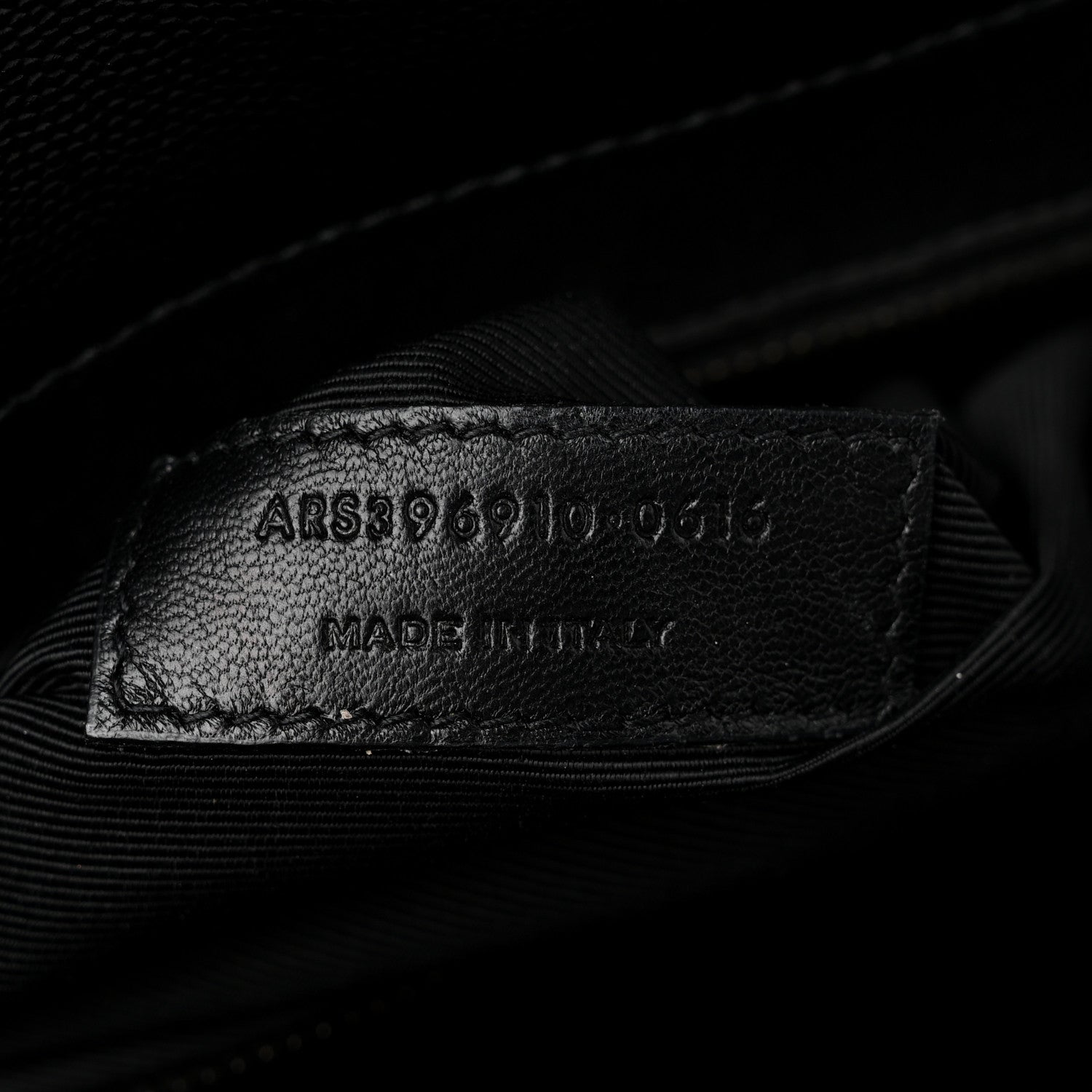 Saint Laurent Grain De Poudre Textured Mixed Matelasse Large Triquilt Monogram Monochrome Satchel Black 7 of 12