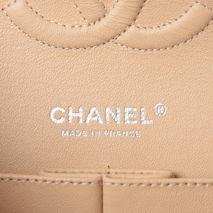 Chanel Caviar Quilted Medium Double Flap Beige 6 of 10