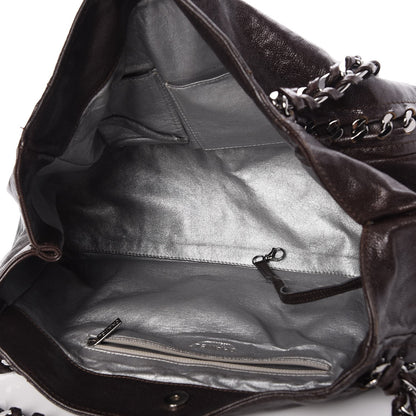 Chanel Glazed Caviar East West Modern Chain Tote Brown 5 of 9