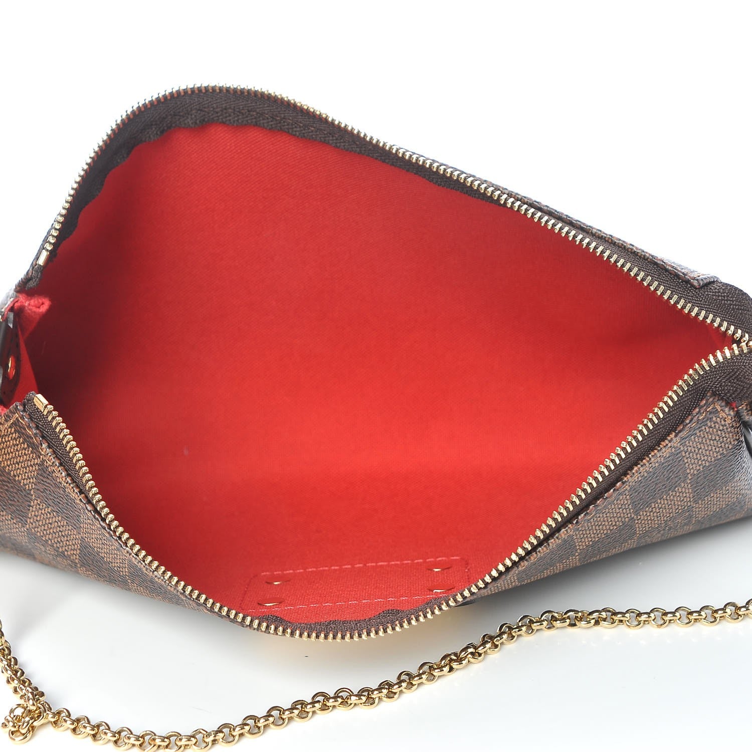 Louis Vuitton Damier Ebene Eva Clutch 6 of 8