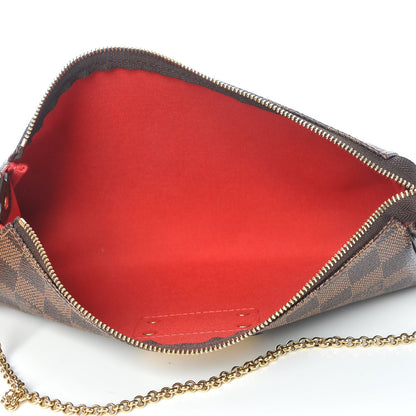 Louis Vuitton Damier Ebene Eva Clutch 6 of 8