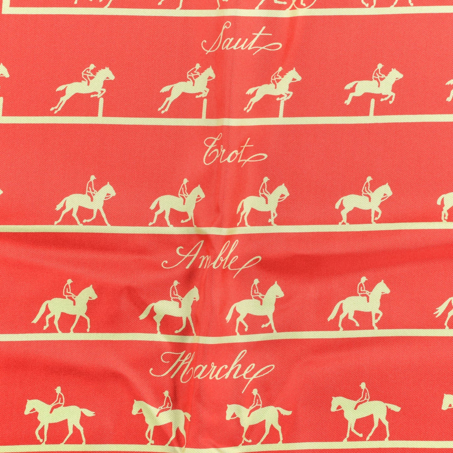 Silk Saut Galop Canter Scarf 90