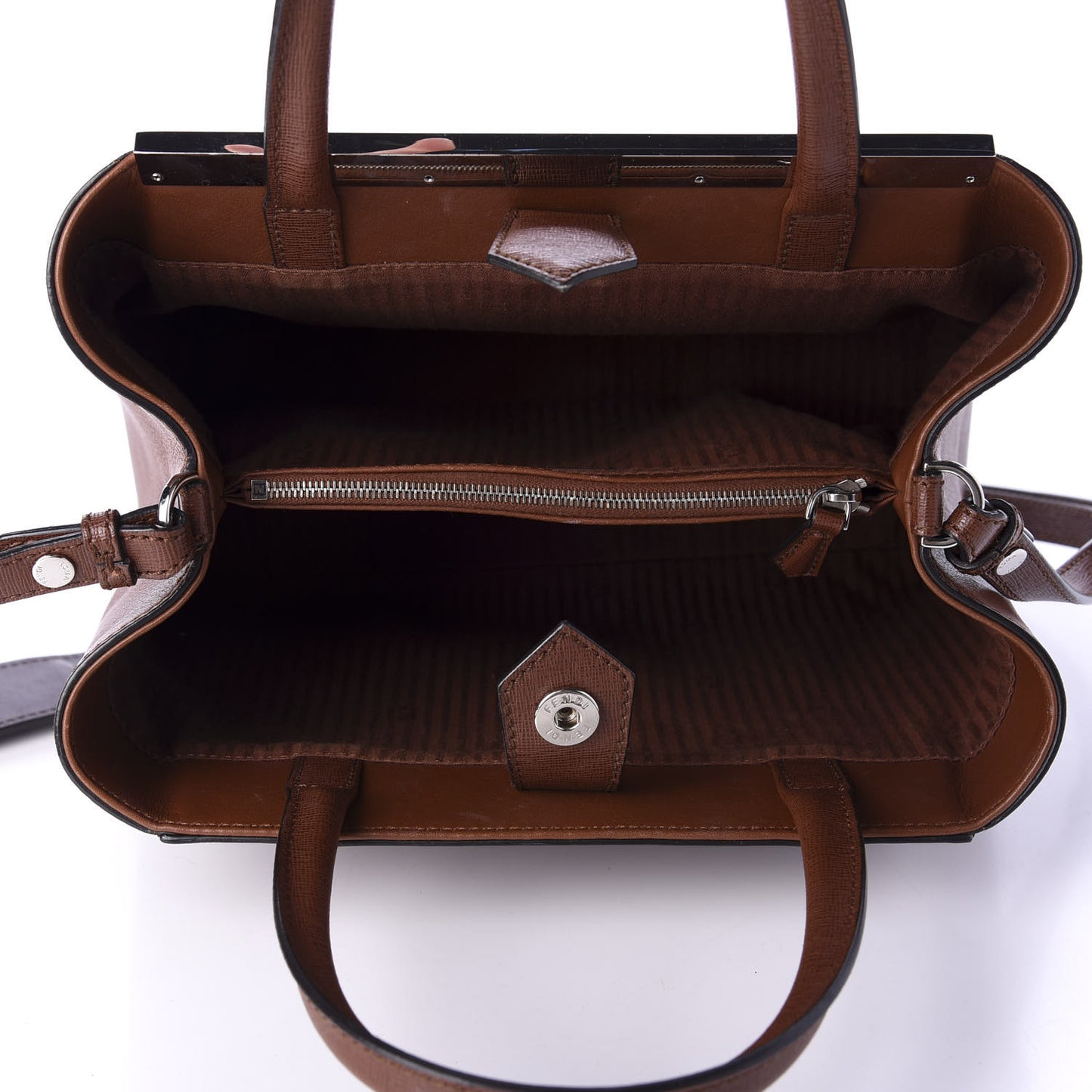 Vitello Elite Petite 2Jours Tote Walnut