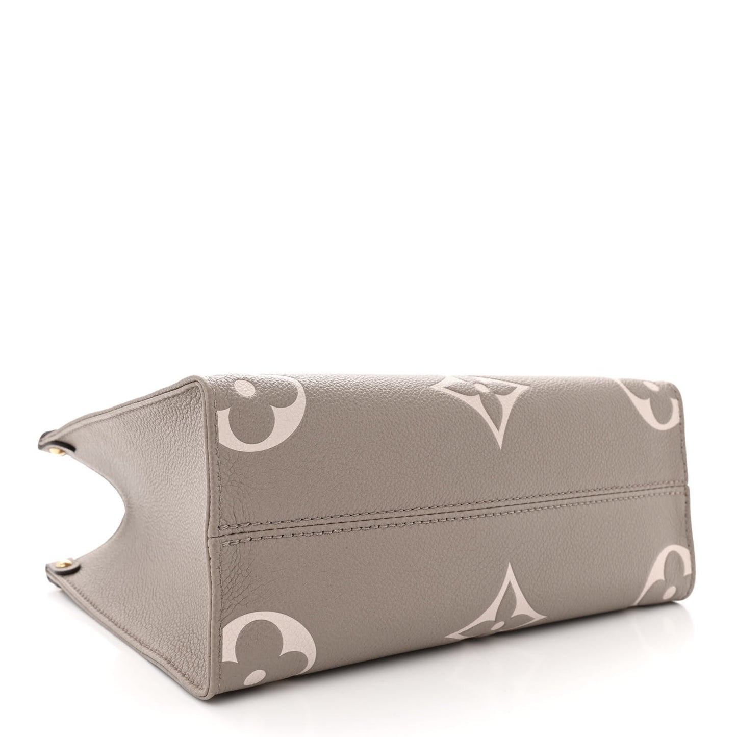 LOUIS VUITTON Empreinte Monogram Giant Onthego PM Tourterelle Creme