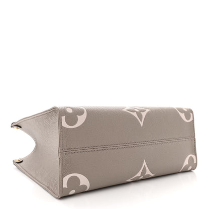 Louis Vuitton LOUIS VUITTON Empreinte Monogram Giant Onthego PM Tourterelle Creme 4 of 9