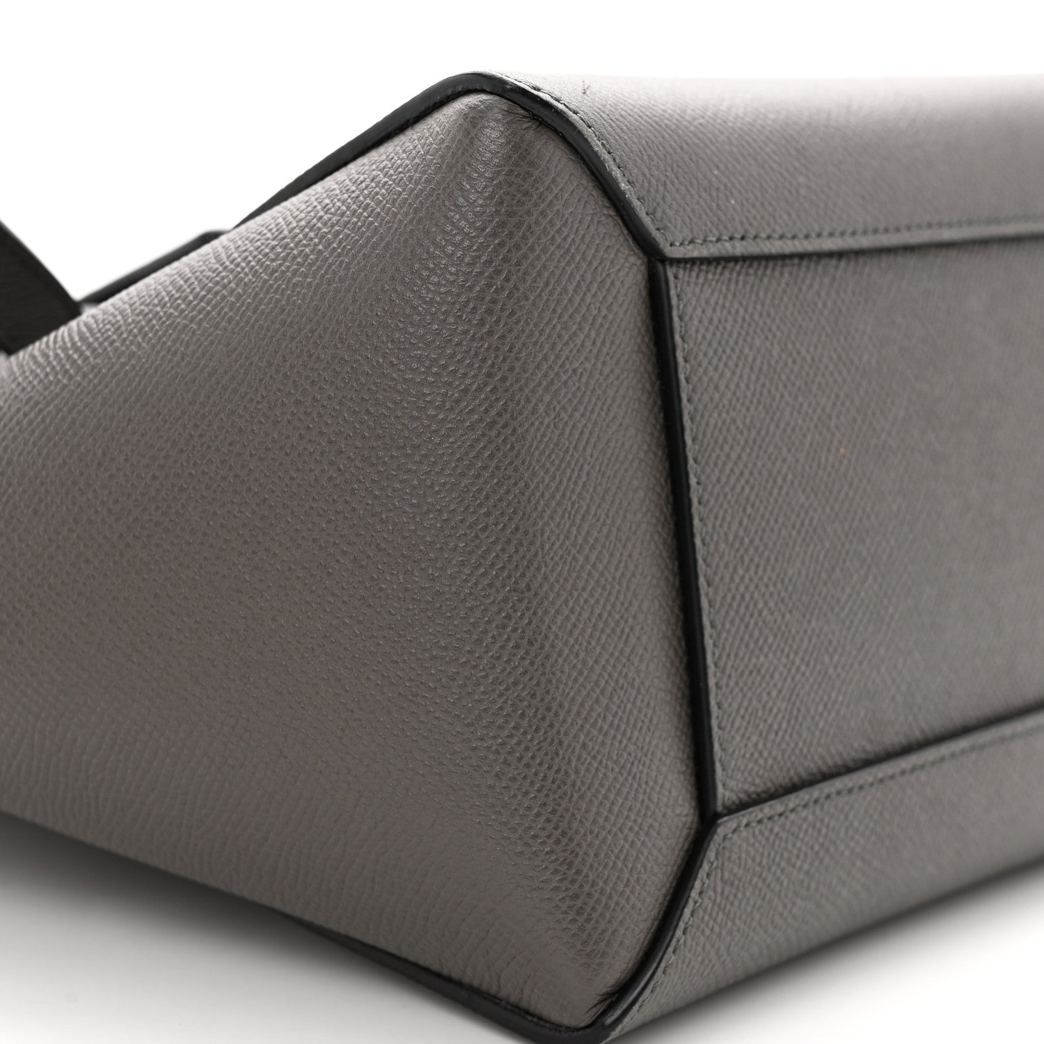 Celine Grained Calfskin Mini Belt Bag Grey 8 of 19