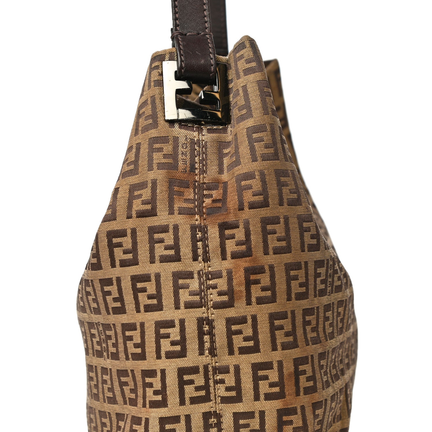 Fendi Zucchino Tote Tobacco 14 of 21