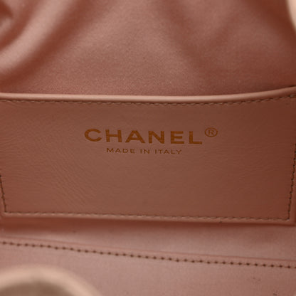 Chanel Caviar Quilted Mini Chanel 25 Handbag Light Pink 6 of 10