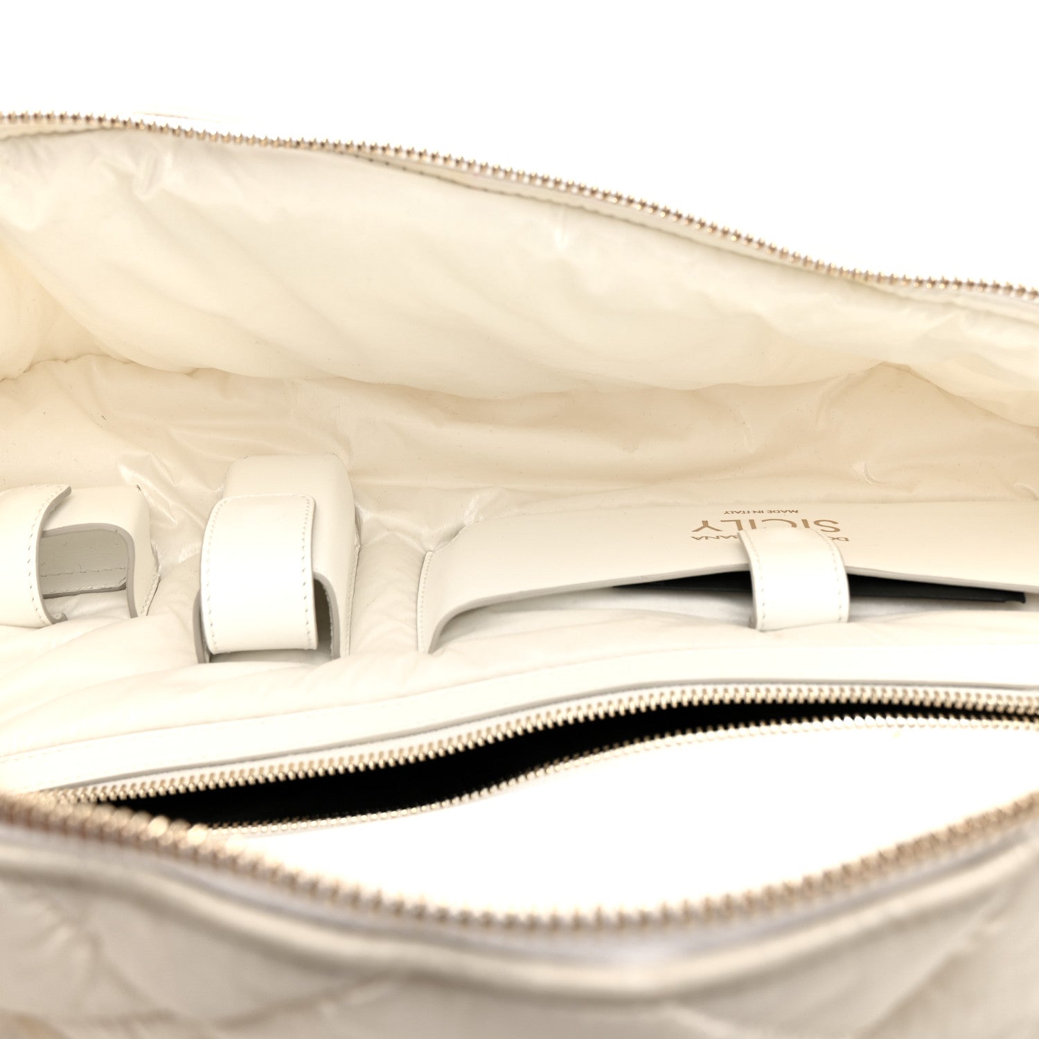 Dolce & Gabbana Marsupio Nylon Quilted Piumino 2 Belt Bag White 8 of 19