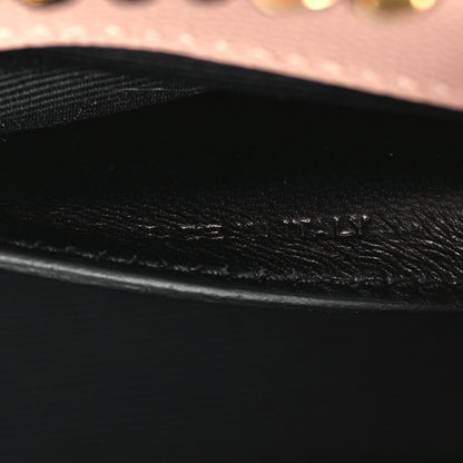 Saint Laurent Grain De Poudre Small Monogram Kate Satchel Pale Blush 7 of 10