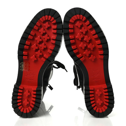 Christian Louboutin Calfskin Spikes TS Croc Flat Boots 36.5 Black 5 of 6