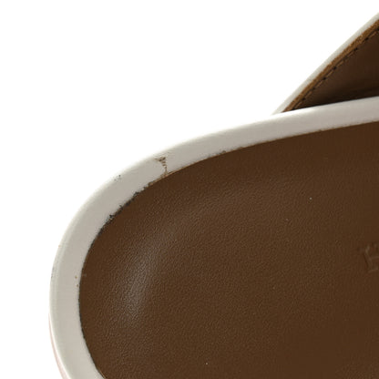 Hermes Calfskin Oz Mules 35 White 10 of 13