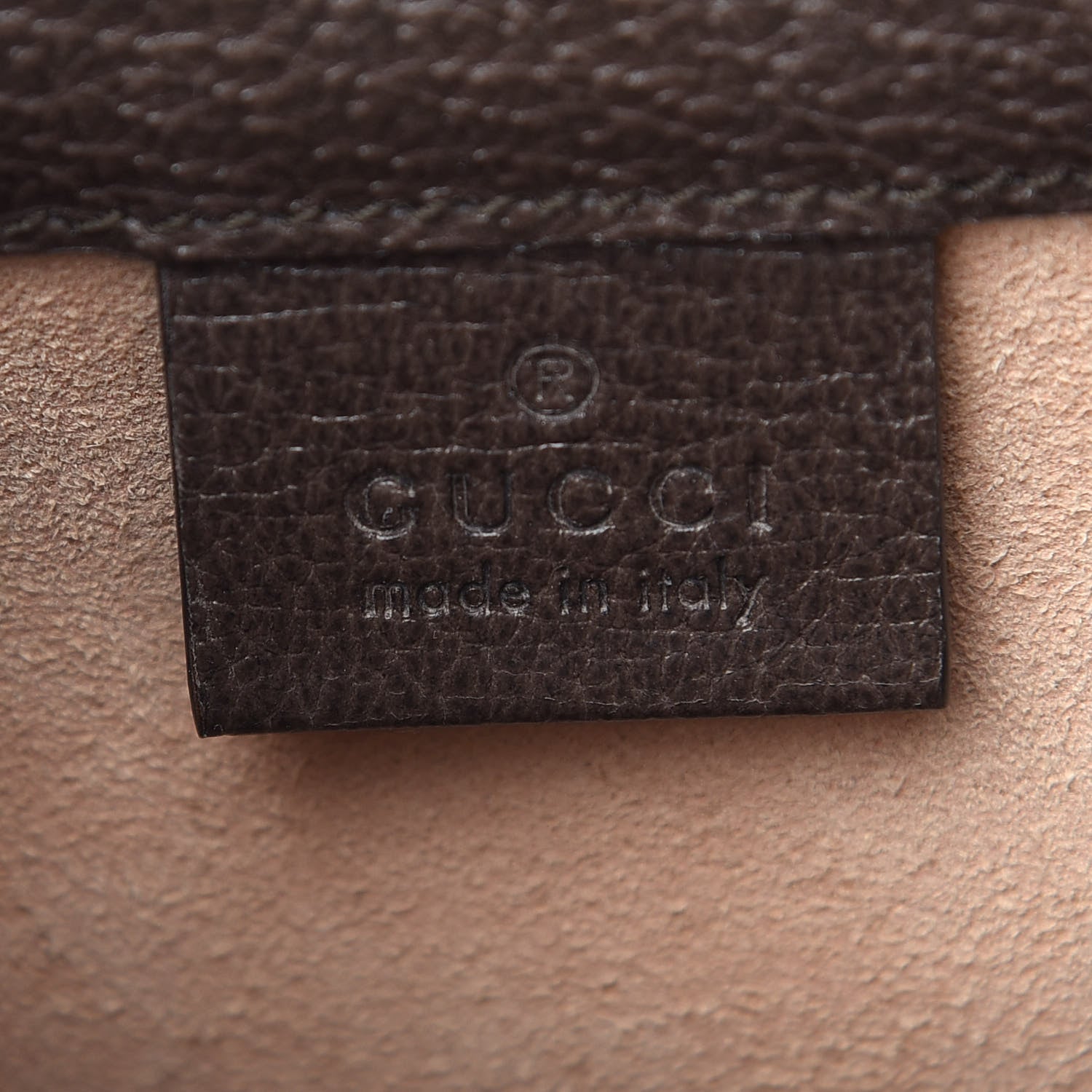 Gucci GG Supreme Monogram Web Mini Ophidia Bucket Bag Brown 6 of 11