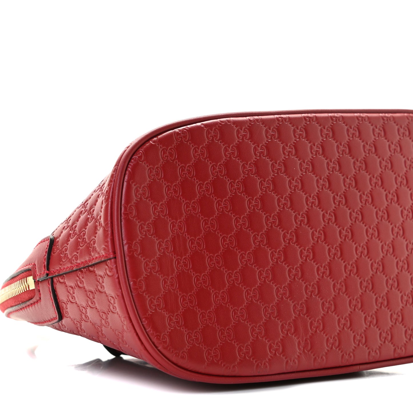 Soft Microguccissima Mini Dome Bag Rosso