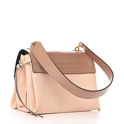 Valentino Garavani Smooth Calfskin Small VRing Crossbody Bag Rose Cannelle Light Ivory Cerise 2 of 11