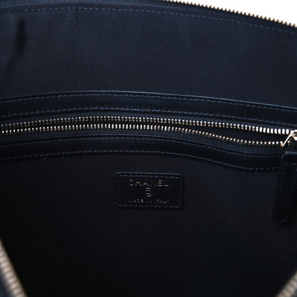 Chanel Lambskin Quilted Large Cosmetic Case Black 5 of 7