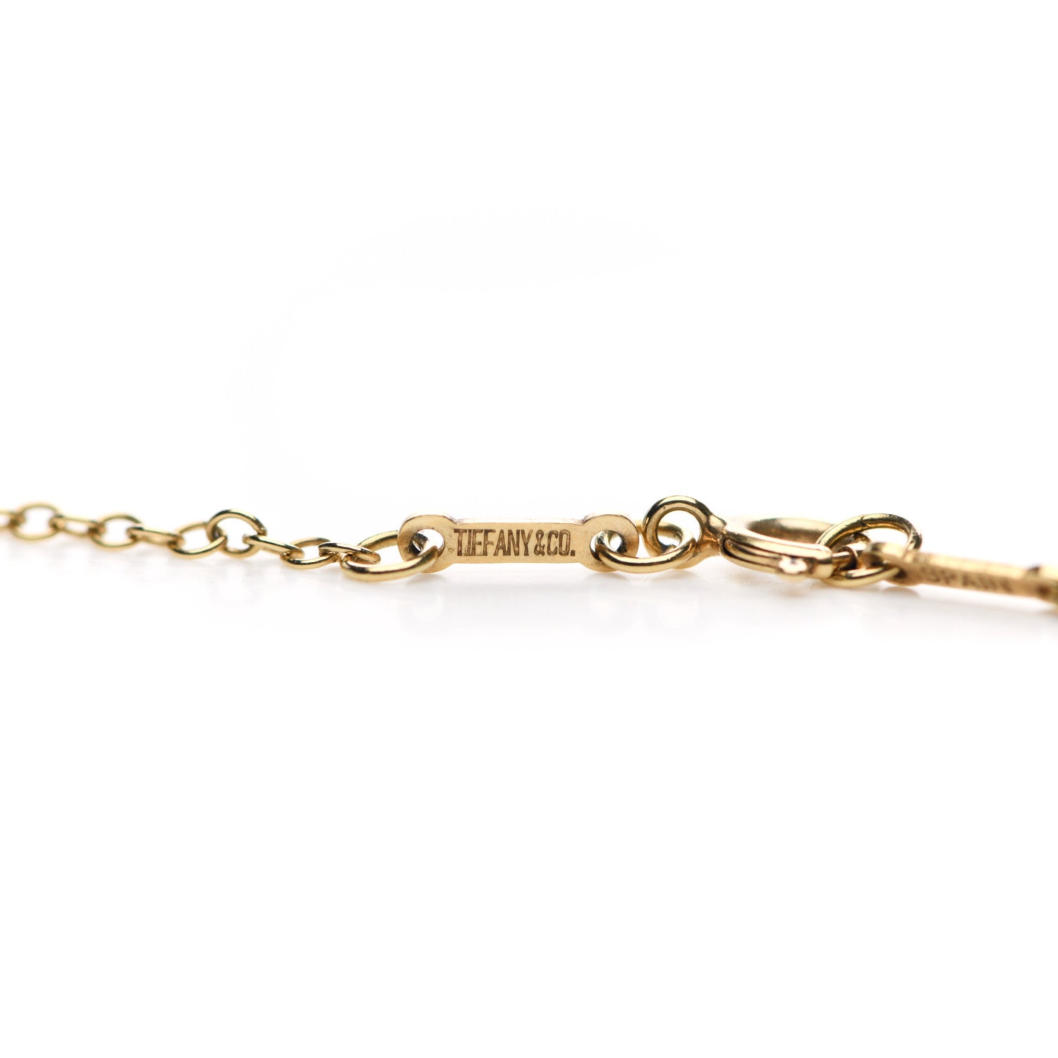 Tiffany 18K Yellow Gold Elsa Peretti Large Open Heart Pendant Necklace 6 of 8