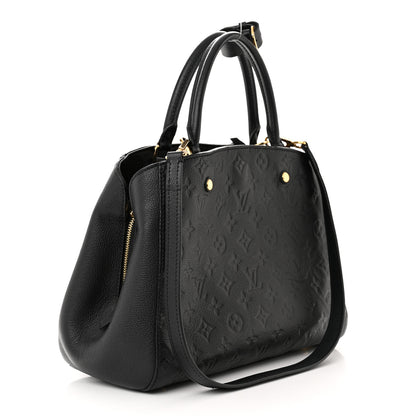 Louis Vuitton Empreinte Montaigne MM Black 3 of 11
