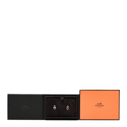 Hermes 18K Rose Gold TPM Farandole Stud Earrings 4 of 4