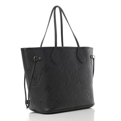 Louis Vuitton Empreinte Monogram Giant Neverfull MM Black 3 of 9