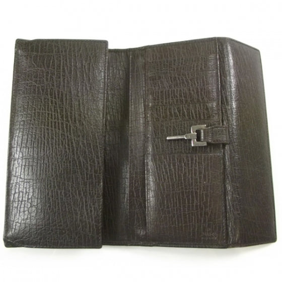 Monogram Calfskin Web Blake Continental Wallet Brown